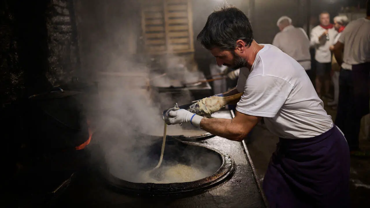 La Churrer&iacute;a de La Ma&ntilde;ueta durante San Ferm&iacute;n 2026. PABLO LASAOSA
