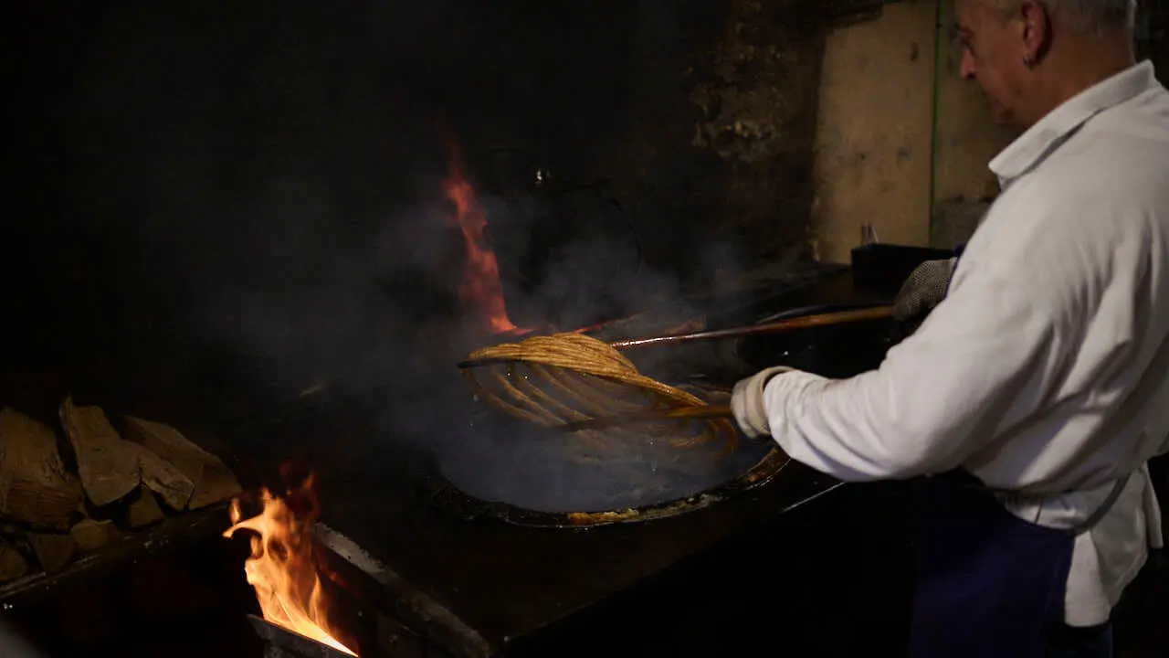 La Churrer&iacute;a de La Ma&ntilde;ueta durante San Ferm&iacute;n 2026. PABLO LASAOSA