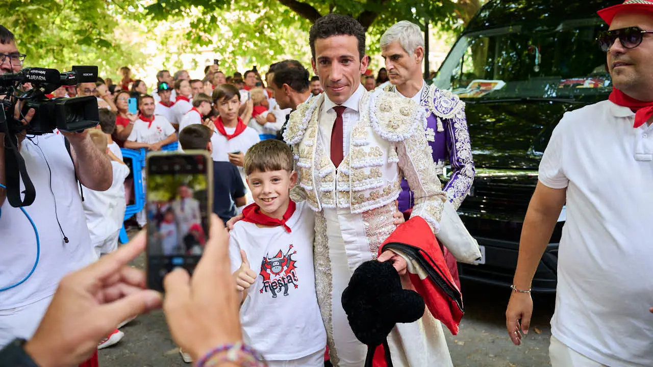 Tercera corrida de la Feria del Toro de Pamplona durante San Ferm&iacute;n 2026 de la ganader&iacute;a Victoriano del R&iacute;o para Alejandro Talavante, Roca Rey y David de Miranda. PABLO LASAOSA