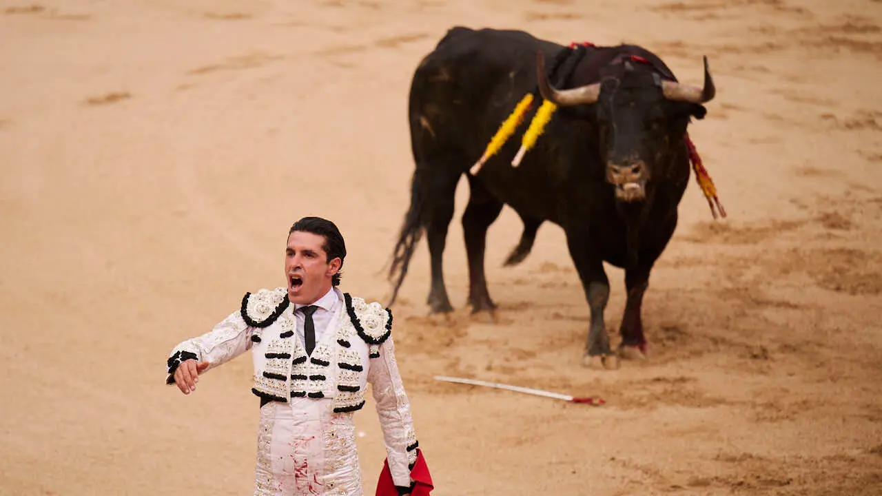 Tercera corrida de la Feria del Toro de Pamplona durante San Ferm&iacute;n 2026 de la ganader&iacute;a Victoriano del R&iacute;o para Alejandro Talavante, Roca Rey y David de Miranda. PABLO LASAOSA
