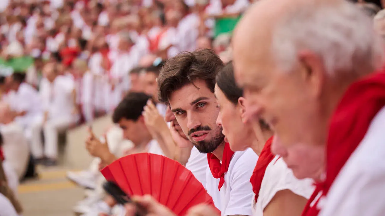Tercera corrida de la Feria del Toro de Pamplona durante San Ferm&iacute;n 2026 de la ganader&iacute;a Victoriano del R&iacute;o para Alejandro Talavante, Roca Rey y David de Miranda. PABLO LASAOSA