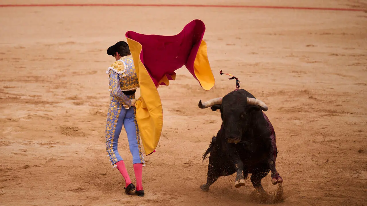 Tercera corrida de la Feria del Toro de Pamplona durante San Ferm&iacute;n 2026 de la ganader&iacute;a Victoriano del R&iacute;o para Alejandro Talavante, Roca Rey y David de Miranda. PABLO LASAOSA