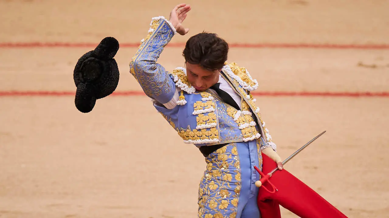 Tercera corrida de la Feria del Toro de Pamplona durante San Ferm&iacute;n 2026 de la ganader&iacute;a Victoriano del R&iacute;o para Alejandro Talavante, Roca Rey y David de Miranda. PABLO LASAOSA