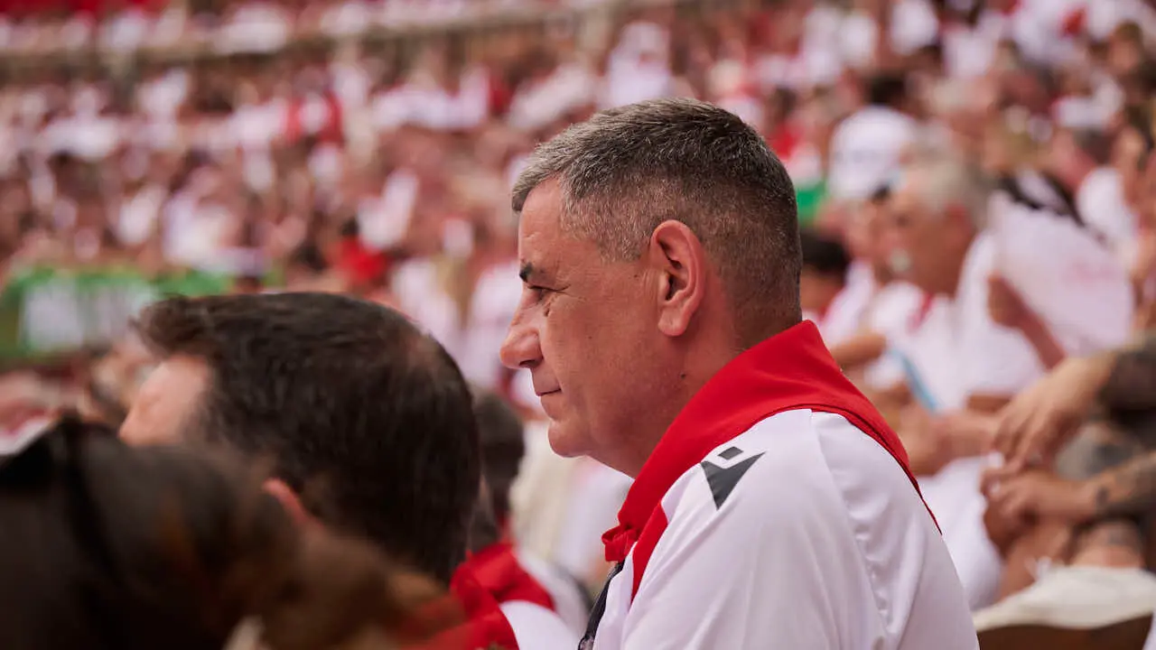 Tercera corrida de la Feria del Toro de Pamplona durante San Ferm&iacute;n 2026 de la ganader&iacute;a Victoriano del R&iacute;o para Alejandro Talavante, Roca Rey y David de Miranda. PABLO LASAOSA
