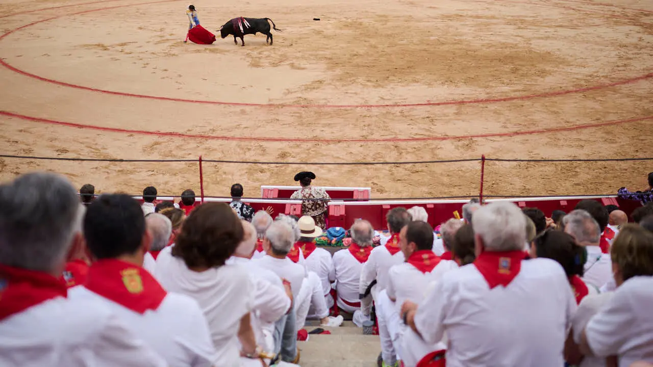 Tercera corrida de la Feria del Toro de Pamplona durante San Ferm&iacute;n 2026 de la ganader&iacute;a Victoriano del R&iacute;o para Alejandro Talavante, Roca Rey y David de Miranda. PABLO LASAOSA