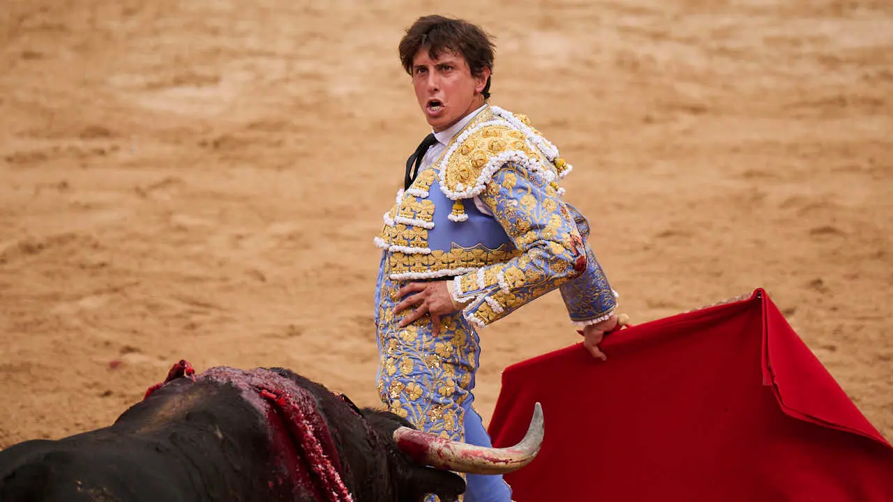 Tercera corrida de la Feria del Toro de Pamplona durante San Ferm&iacute;n 2026 de la ganader&iacute;a Victoriano del R&iacute;o para Alejandro Talavante, Roca Rey y David de Miranda. PABLO LASAOSA