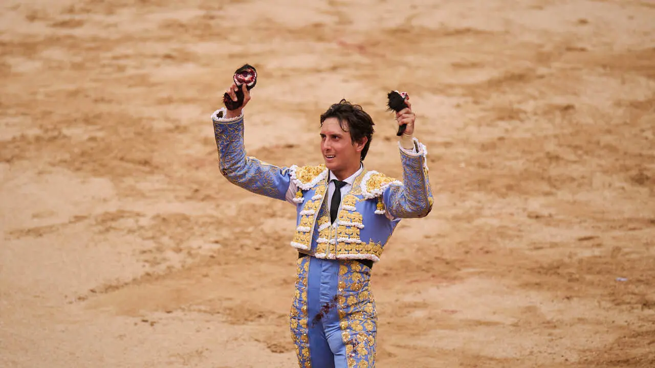 Tercera corrida de la Feria del Toro de Pamplona durante San Ferm&iacute;n 2026 de la ganader&iacute;a Victoriano del R&iacute;o para Alejandro Talavante, Roca Rey y David de Miranda. PABLO LASAOSA
