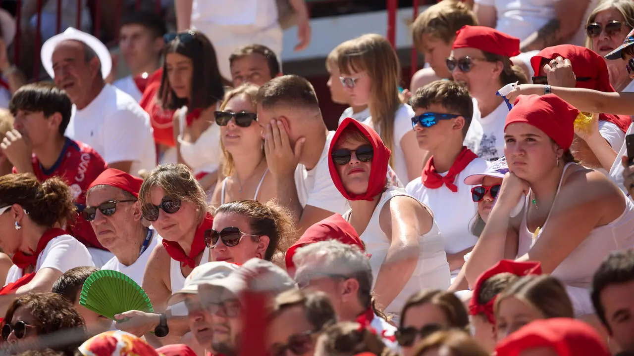 Concurso Nacional de Recortadores en la Plaza de Toros de Pamplona durante las fiestas de San Ferm&iacute;n 2026. I&Ntilde;IGO ALZUGARAY