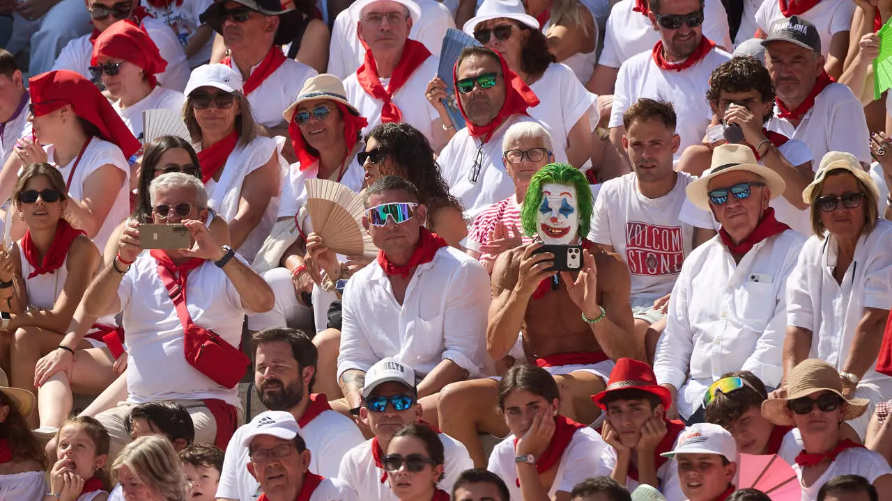 Concurso Nacional de Recortadores en la Plaza de Toros de Pamplona durante las fiestas de San Ferm&iacute;n 2026. I&Ntilde;IGO ALZUGARAY