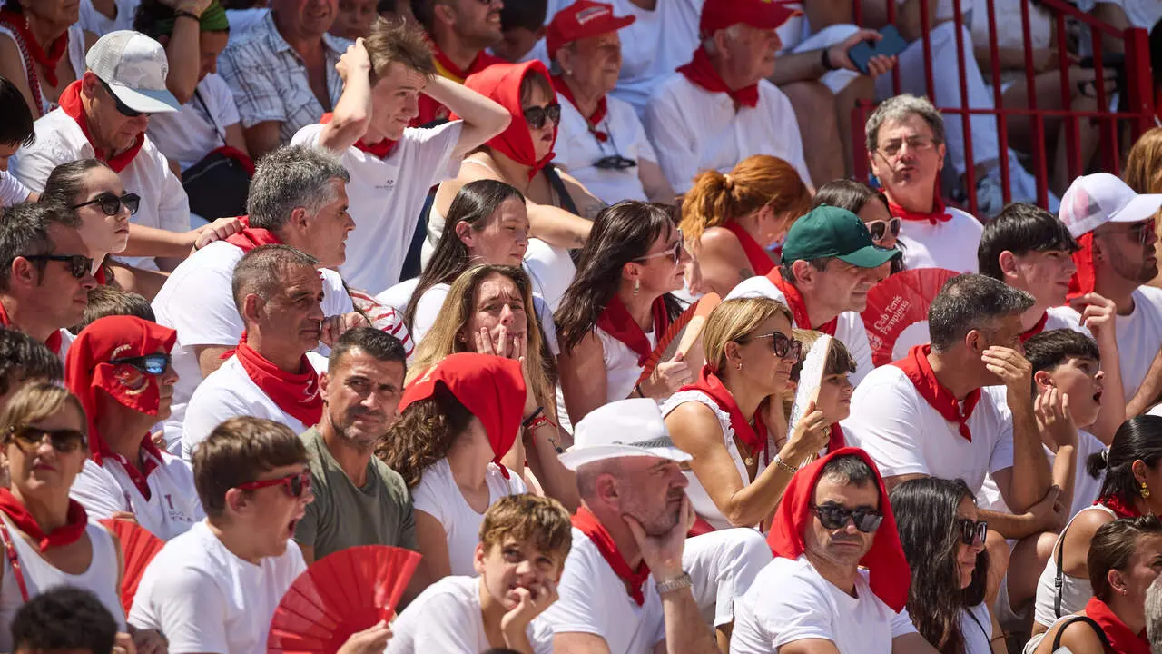 Concurso Nacional de Recortadores en la Plaza de Toros de Pamplona durante las fiestas de San Ferm&iacute;n 2026. I&Ntilde;IGO ALZUGARAY
