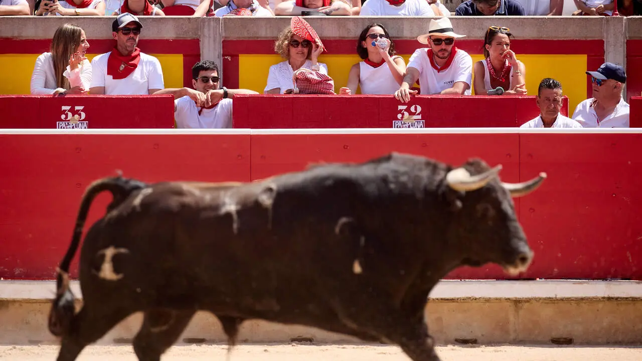 Concurso Nacional de Recortadores en la Plaza de Toros de Pamplona durante las fiestas de San Ferm&iacute;n 2026. I&Ntilde;IGO ALZUGARAY