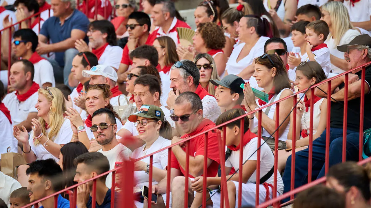 Concurso de anillas enla Plaza de Toros de Pamplona durante San Ferm&iacute;n 2026. PABLO LASAOSA