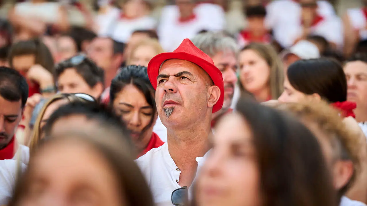 Concurso de anillas enla Plaza de Toros de Pamplona durante San Ferm&iacute;n 2026. PABLO LASAOSA