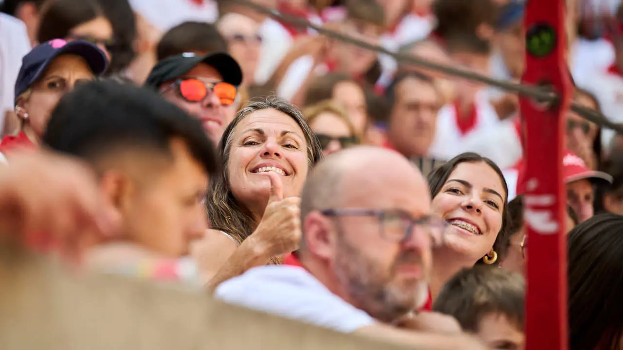 Concurso de anillas enla Plaza de Toros de Pamplona durante San Ferm&iacute;n 2026. PABLO LASAOSA