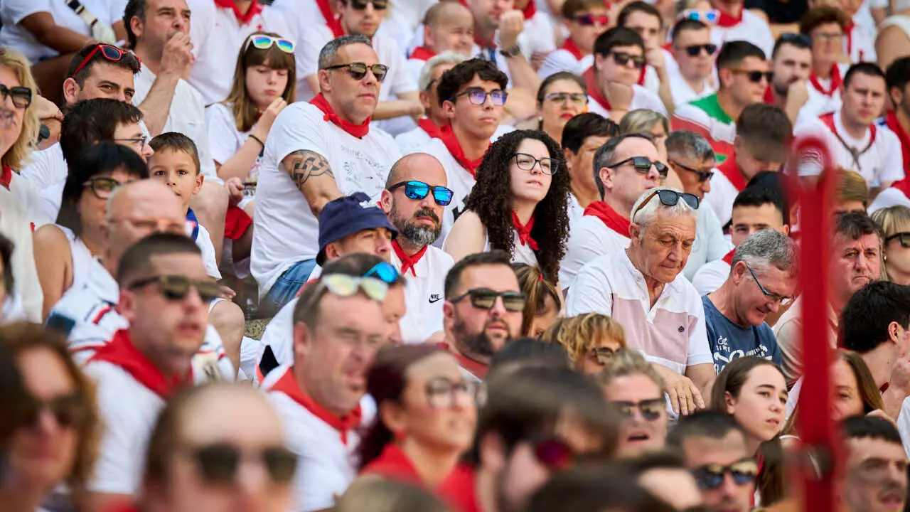 Concurso de anillas enla Plaza de Toros de Pamplona durante San Ferm&iacute;n 2026. PABLO LASAOSA