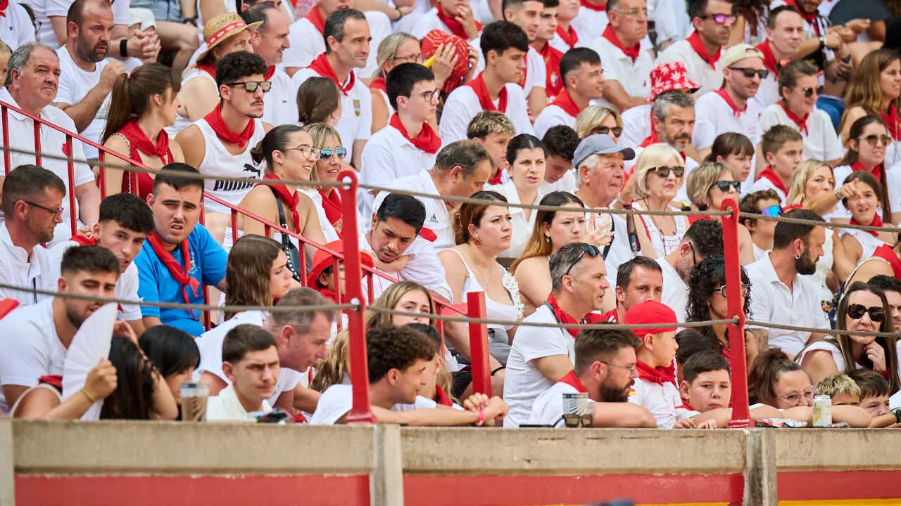 Concurso de anillas enla Plaza de Toros de Pamplona durante San Ferm&iacute;n 2026. PABLO LASAOSA