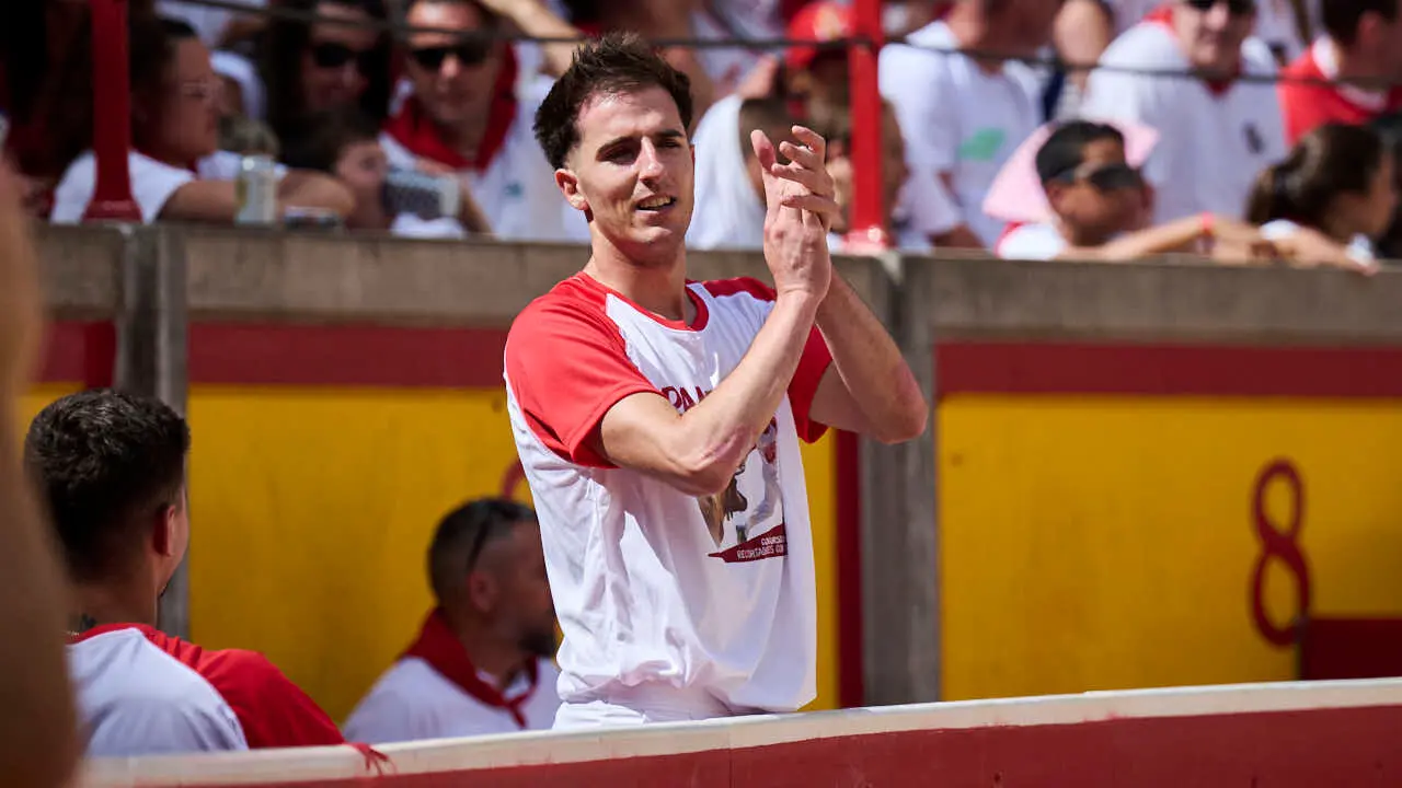 Concurso de anillas enla Plaza de Toros de Pamplona durante San Ferm&iacute;n 2026. PABLO LASAOSA