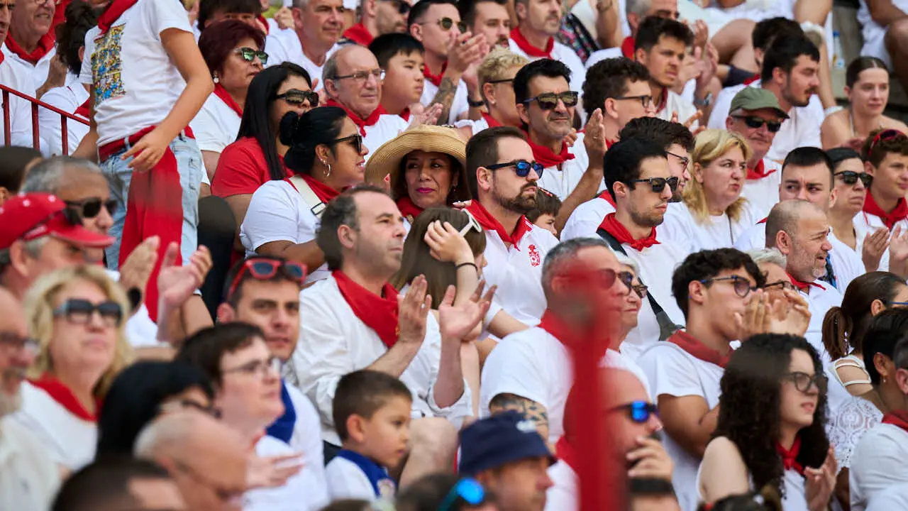 Concurso de anillas enla Plaza de Toros de Pamplona durante San Ferm&iacute;n 2026. PABLO LASAOSA
