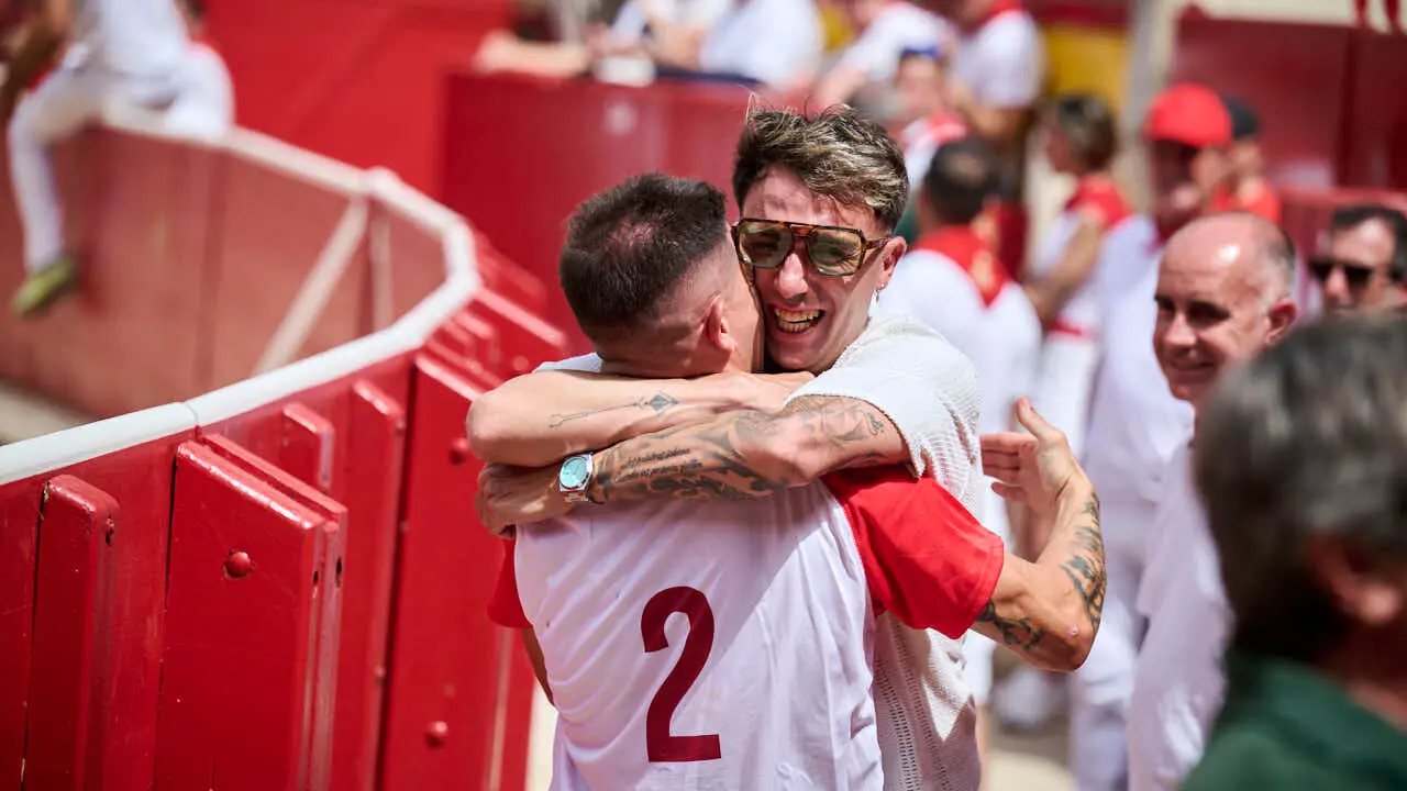 Concurso de anillas enla Plaza de Toros de Pamplona durante San Ferm&iacute;n 2026. PABLO LASAOSA