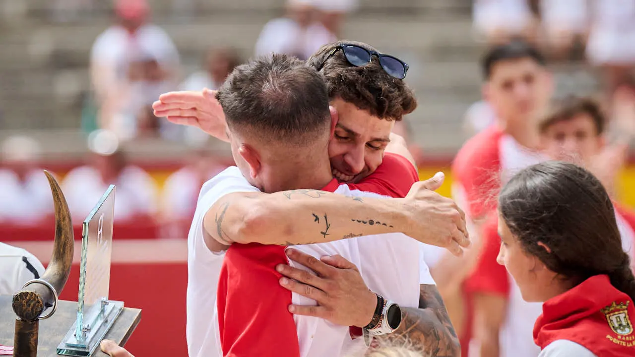 Concurso de anillas enla Plaza de Toros de Pamplona durante San Ferm&iacute;n 2026. PABLO LASAOSA
