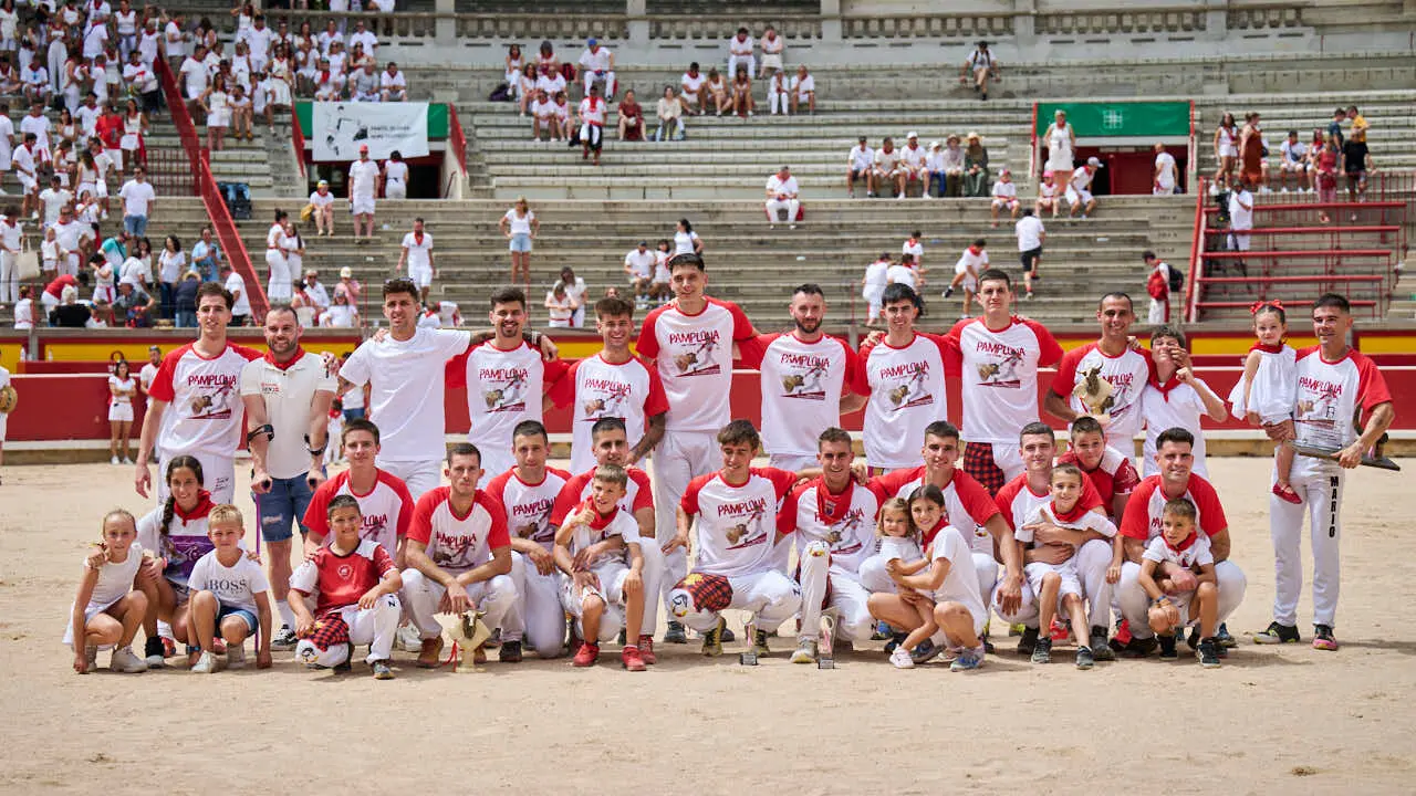 Concurso de anillas enla Plaza de Toros de Pamplona durante San Ferm&iacute;n 2026. PABLO LASAOSA