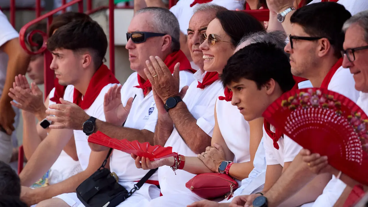 Los tendidos de la Plaza de Toros de Pamplona durante la octava y &uacute;ltima corrida de la Feria del Toro de San Ferm&iacute;n 2026. I&Ntilde;IGO ALZUGARAY