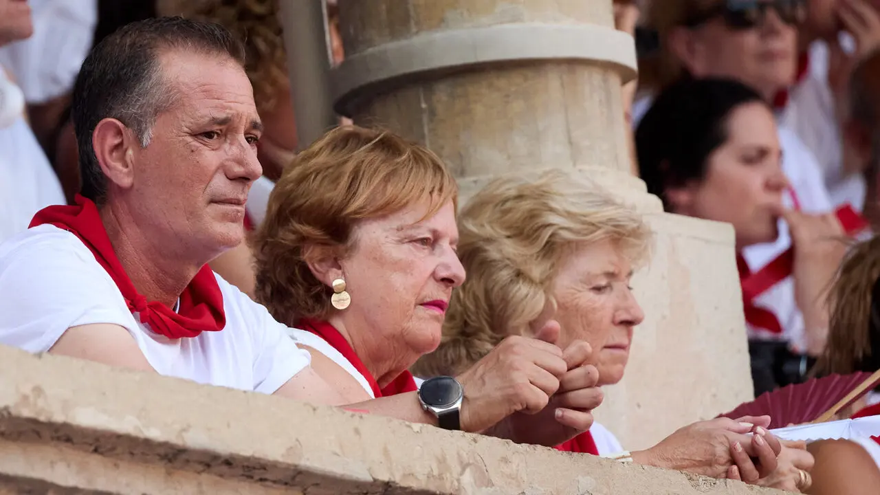 Los tendidos de la Plaza de Toros de Pamplona durante la octava y &uacute;ltima corrida de la Feria del Toro de San Ferm&iacute;n 2026. I&Ntilde;IGO ALZUGARAY