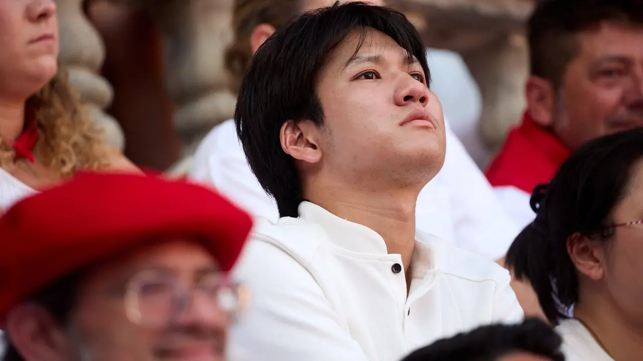 Los tendidos de la Plaza de Toros de Pamplona durante la octava y &uacute;ltima corrida de la Feria del Toro de San Ferm&iacute;n 2026. I&Ntilde;IGO ALZUGARAY