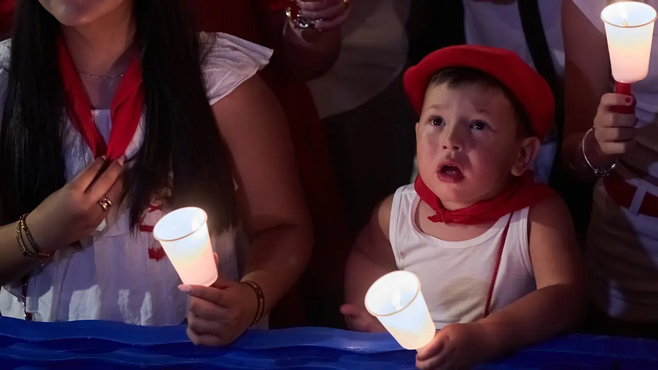Pobre de m&iacute; en la Plaza del Ayuntamiento de Pamplona con el que finalizan los nueve d&iacute;as de las Fiestas de San Ferm&iacute;n 2026. I&Ntilde;IGO ALZUGARAY