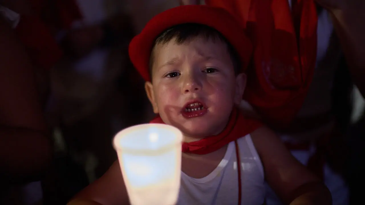 Pobre de m&iacute; en la Plaza del Ayuntamiento de Pamplona con el que finalizan los nueve d&iacute;as de las Fiestas de San Ferm&iacute;n 2026. I&Ntilde;IGO ALZUGARAY