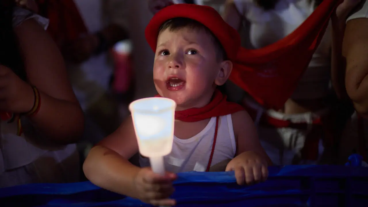 Pobre de m&iacute; en la Plaza del Ayuntamiento de Pamplona con el que finalizan los nueve d&iacute;as de las Fiestas de San Ferm&iacute;n 2026. I&Ntilde;IGO ALZUGARAY