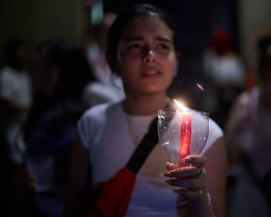 Pobre de m&iacute; en la Plaza del Ayuntamiento de Pamplona con el que finalizan los nueve d&iacute;as de las Fiestas de San Ferm&iacute;n 2026. I&Ntilde;IGO ALZUGARAY