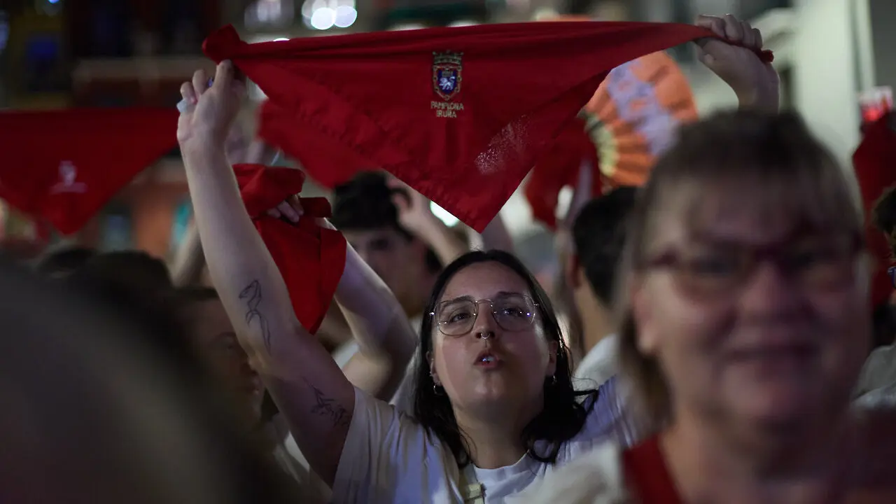 Pobre de m&iacute; en la Plaza del Ayuntamiento de Pamplona con el que finalizan los nueve d&iacute;as de las Fiestas de San Ferm&iacute;n 2026. I&Ntilde;IGO ALZUGARAY