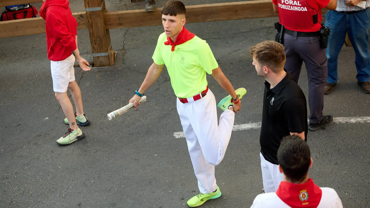 Tercer encierro de las Fiestas de Tudela 2026. I&Ntilde;IGO ALZUGARAY