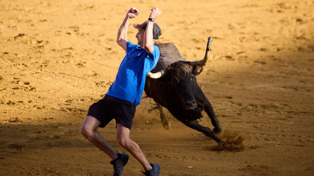 Tercer encierro de las Fiestas de Tudela 2026. I&Ntilde;IGO ALZUGARAY
