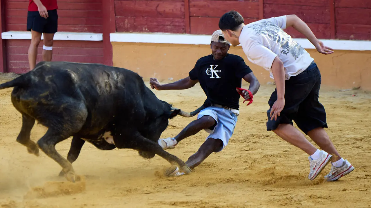Tercer encierro de las Fiestas de Tudela 2026. I&Ntilde;IGO ALZUGARAY