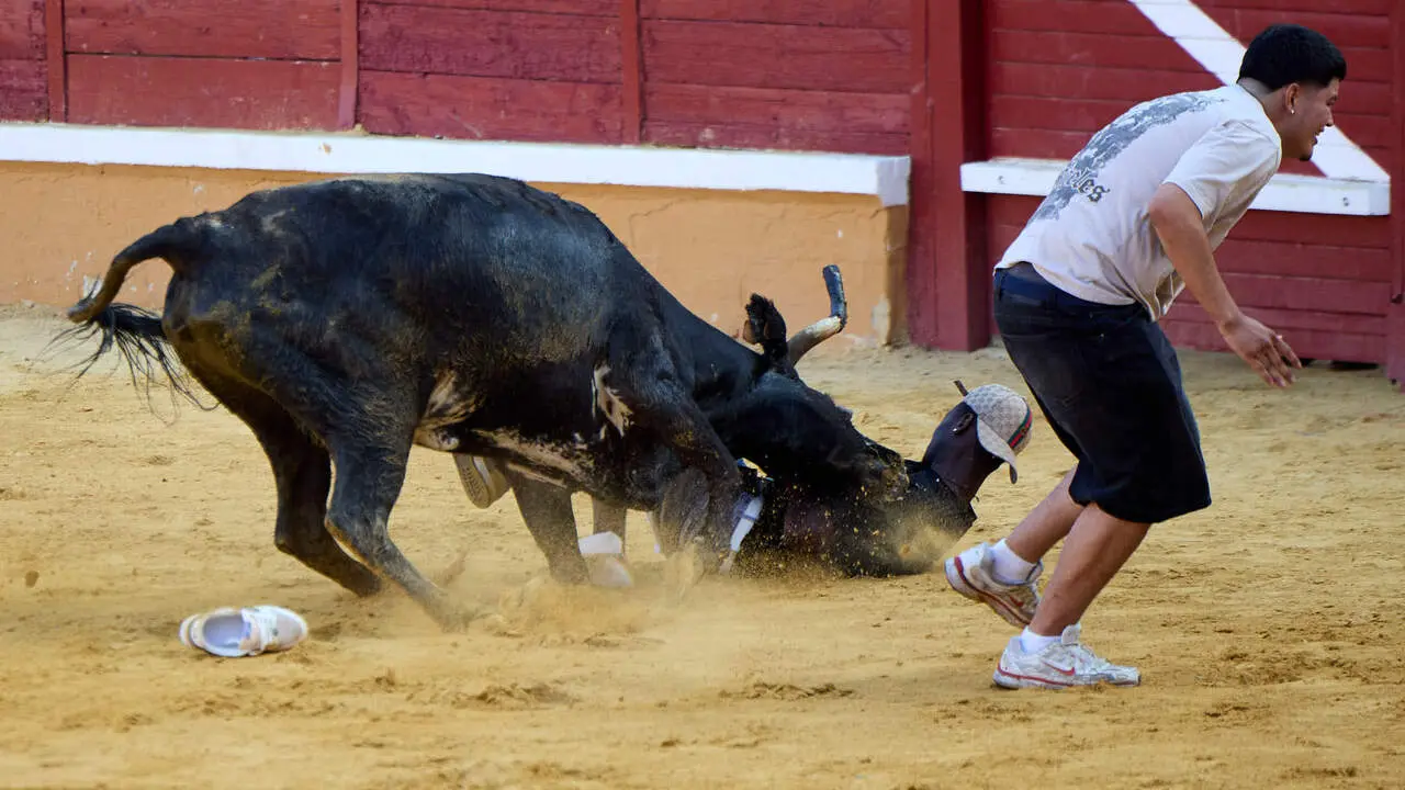 Tercer encierro de las Fiestas de Tudela 2026. I&Ntilde;IGO ALZUGARAY