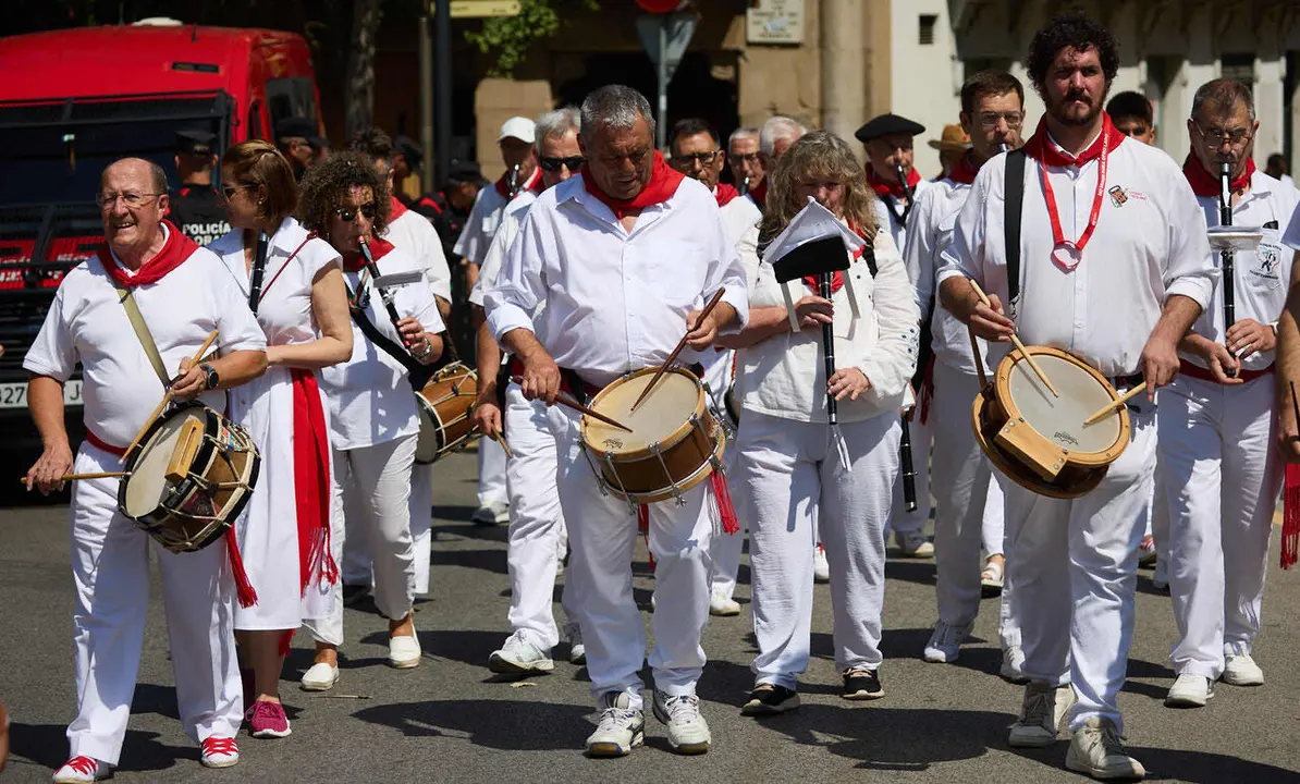 Chupinazo e inicio de las Fiestas de Estella 2026. I&Ntilde;IGO ALZUGARAY