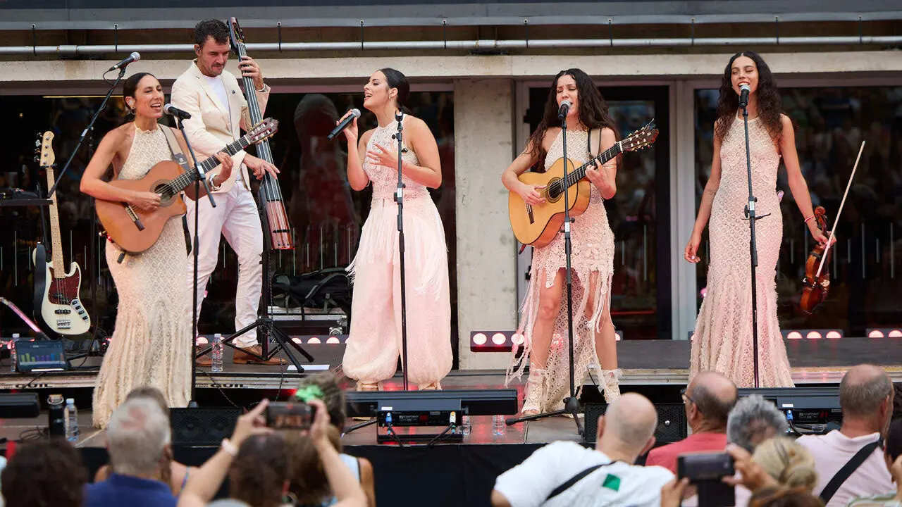 Concierto del grupo de flamenco Las Migas con el que se da inicio al ciclo Escena CIVICAN 2026. I&Ntilde;IGO ALZUGARAY