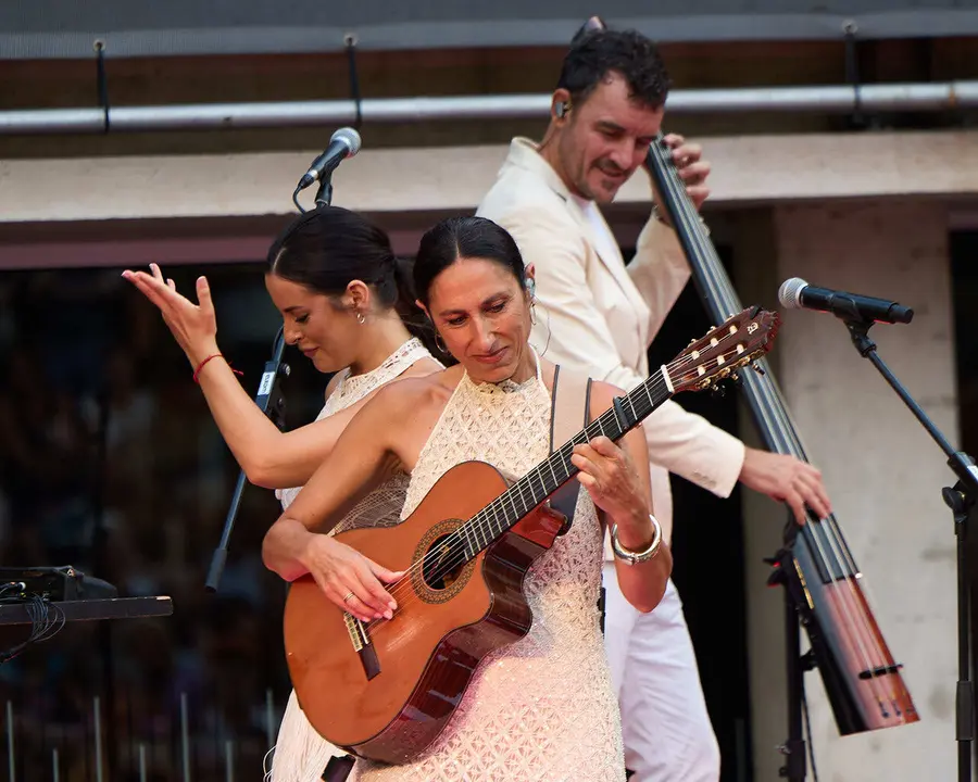 Concierto del grupo de flamenco Las Migas con el que se da inicio al ciclo Escena CIVICAN 2026. I&Ntilde;IGO ALZUGARAY