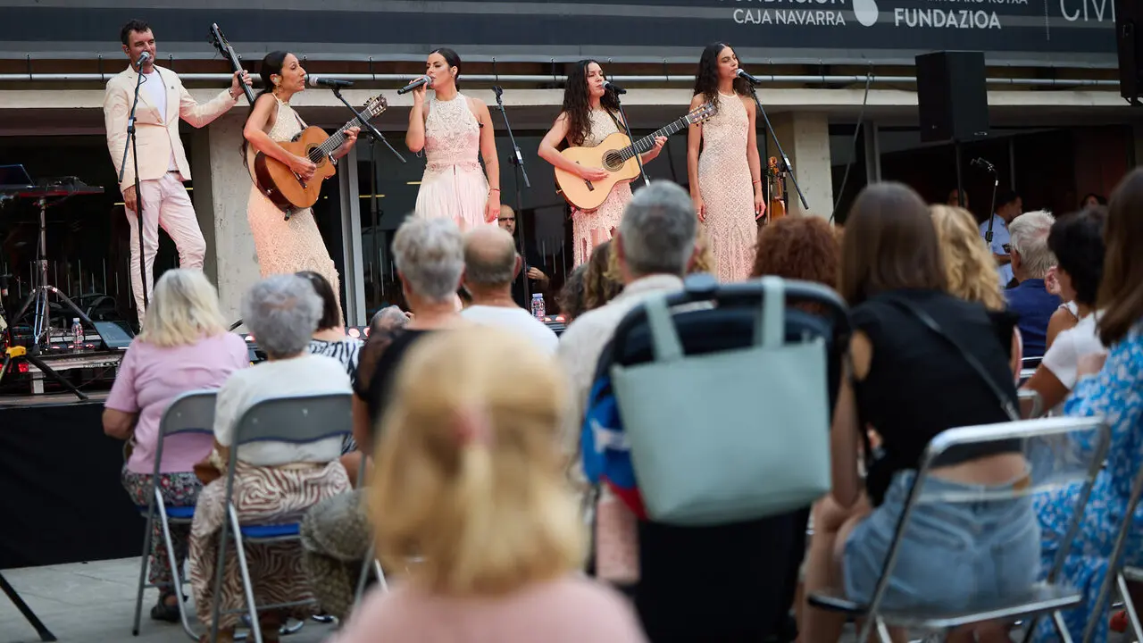 Concierto del grupo de flamenco Las Migas con el que se da inicio al ciclo Escena CIVICAN 2026. I&Ntilde;IGO ALZUGARAY