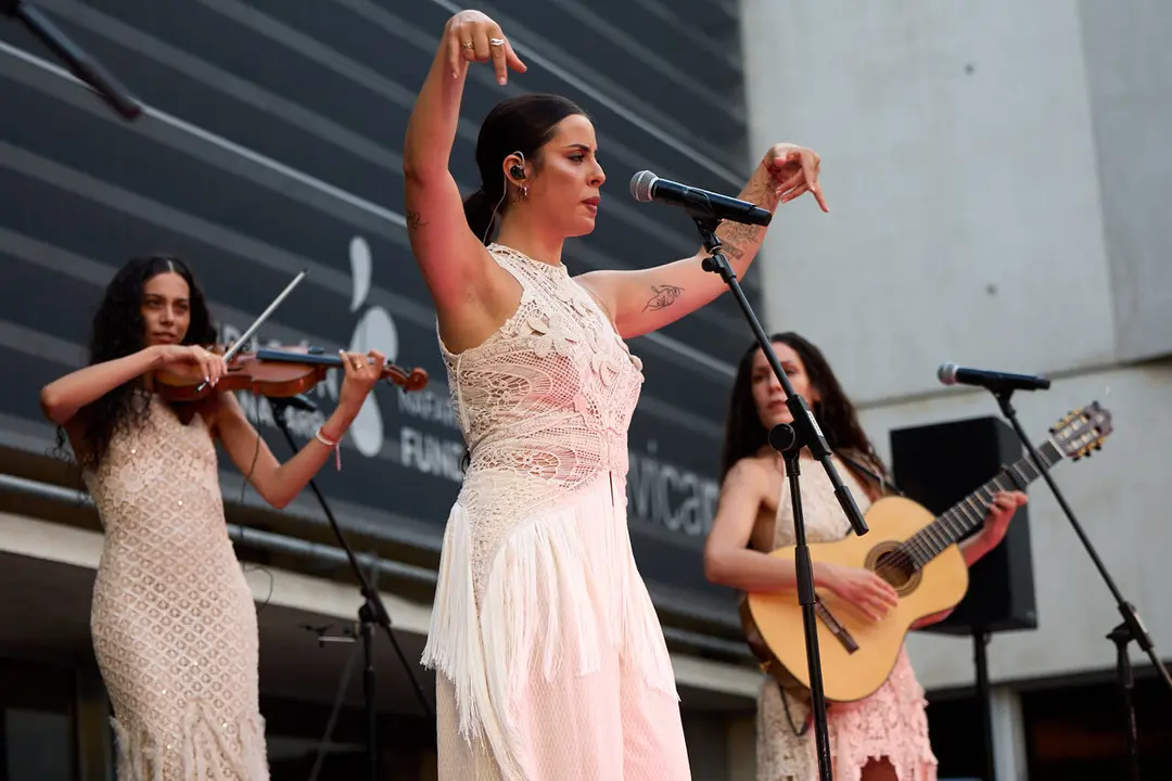 Concierto del grupo de flamenco Las Migas con el que se da inicio al ciclo Escena CIVICAN 2026. I&Ntilde;IGO ALZUGARAY