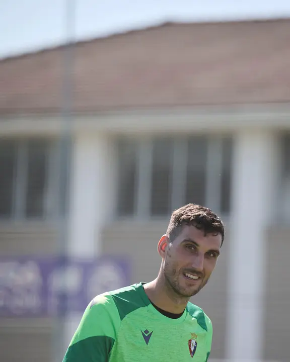 Osasuna entrena en las instalaciones de Tajonar durante la pre temporada 2026. PABLO LASAOSA