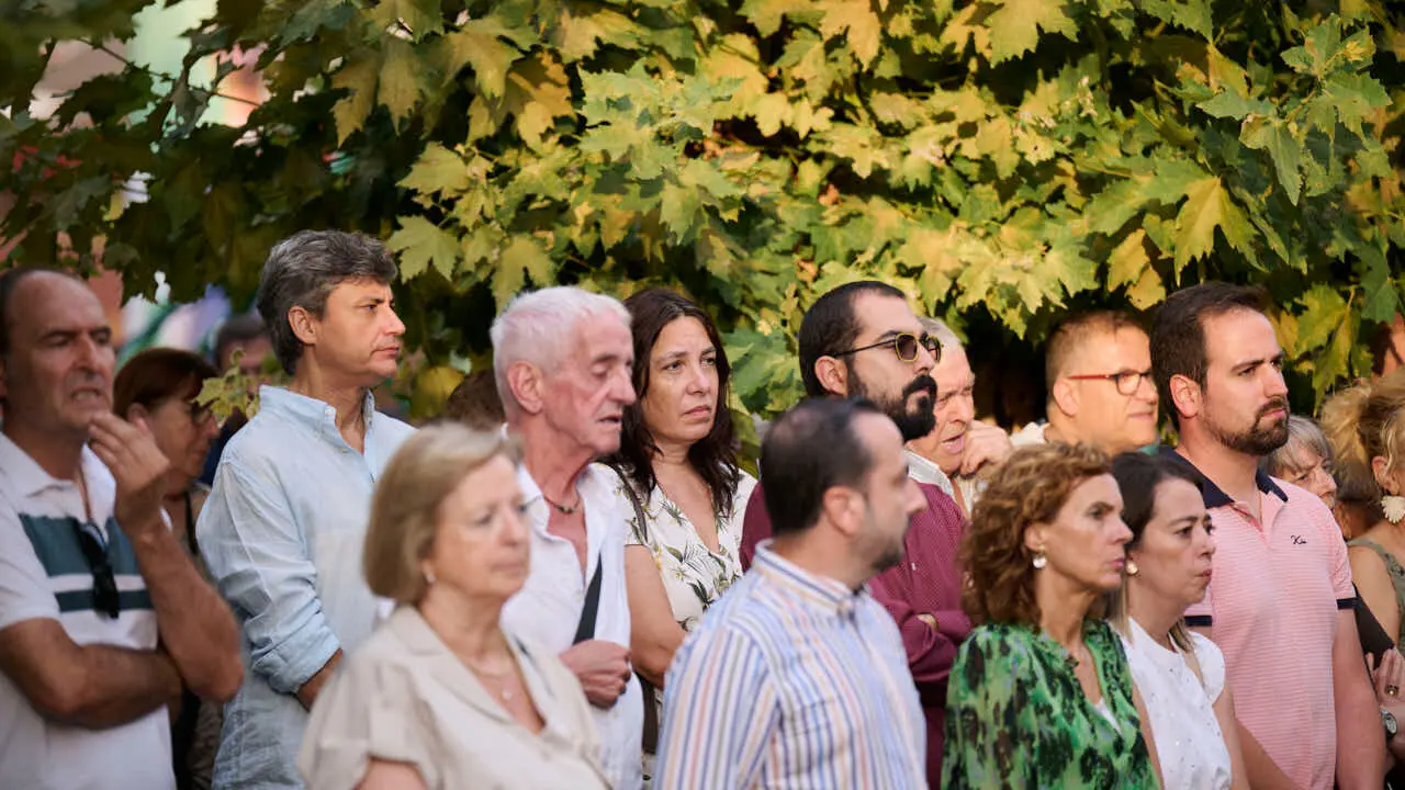 Homenaje organizado por Vecinos de Paz a Francisco Casanova, asesinado por ETA hace 26 a&ntilde;os. PABLO LASAOSA