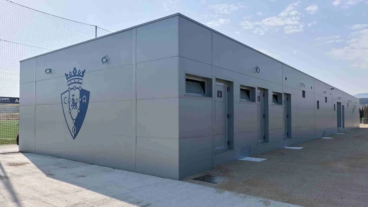 Nuevos campos, con vestuario y grada en las instalaciones deportivas de Tajonar. OSASUNA
