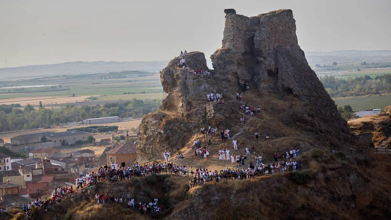 Cuarto encierro del Pil&oacute;n de Falces 2026. I&Ntilde;IGO ALZUGARAY