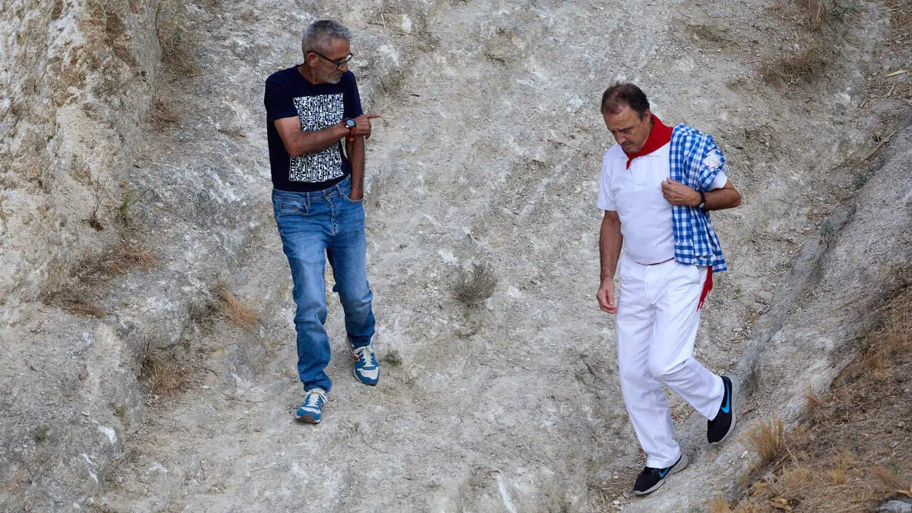 Cuarto encierro del Pil&oacute;n de Falces 2026. I&Ntilde;IGO ALZUGARAY