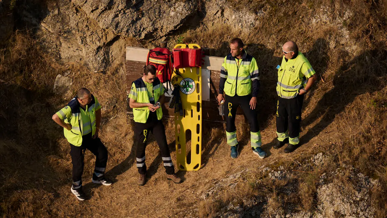 Quinto encierro del Pil&oacute;n de Falces 2026. PABLO LASAOSA