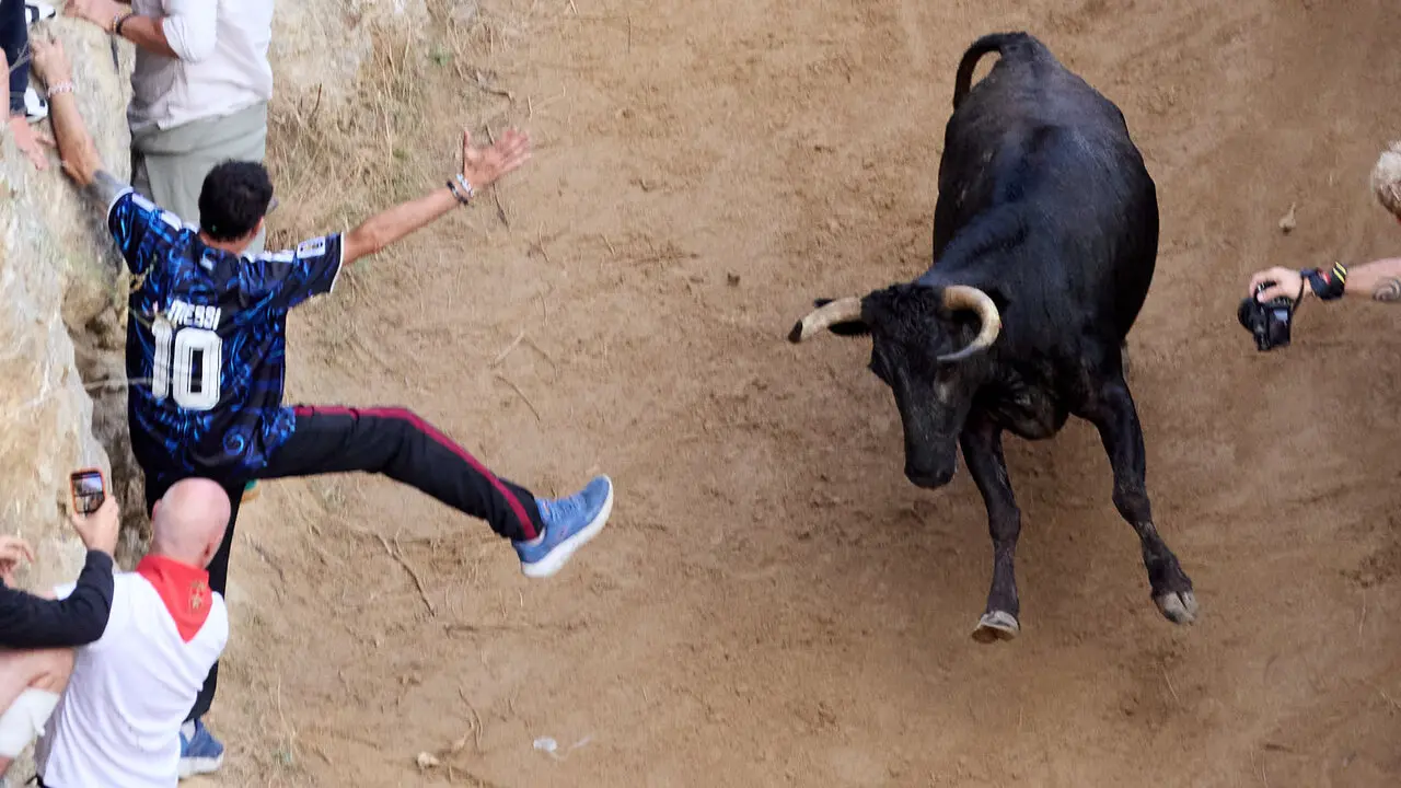 &Uacute;ltimo encierro del Pil&oacute;n de Falces 2026. I&Ntilde;IGO ALZUGARAY
