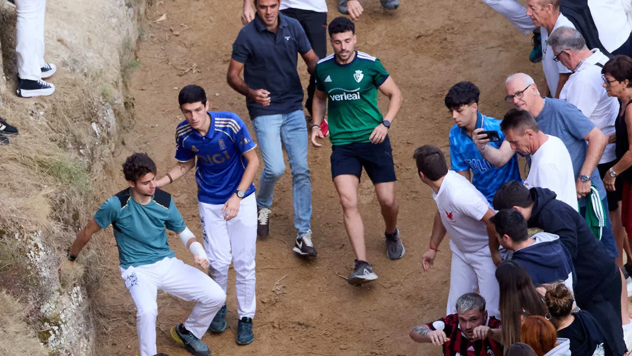 &Uacute;ltimo encierro del Pil&oacute;n de Falces 2026. I&Ntilde;IGO ALZUGARAY